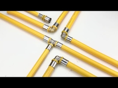 बहुपरत मिश्रित पाइप फिटिंग पीतल पीएक्स अल पीएक्स गैस पाइप प्रेस फिटिंग