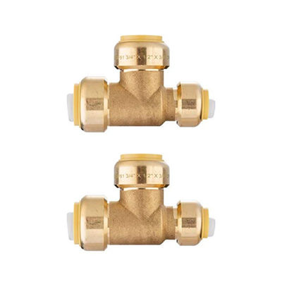 पाइपलाइन शार्क काट फिटिंग युनियन कोहनी त्वरित कनेक्शन फिटिंग पीईडी-मुक्त पीएक्स पीतल तांबा पुश फिट फिटिंग