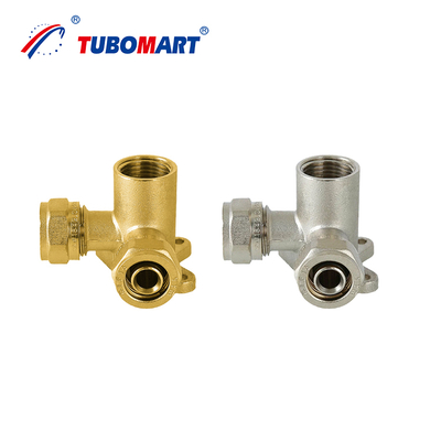 Tubomart पाइपलाइन सामग्री गैस पीईएक्स फिटिंग पीतल 16-32MM समान सॉकेट पीईएक्स अल पीएक्स संपीड़न फिटिंग