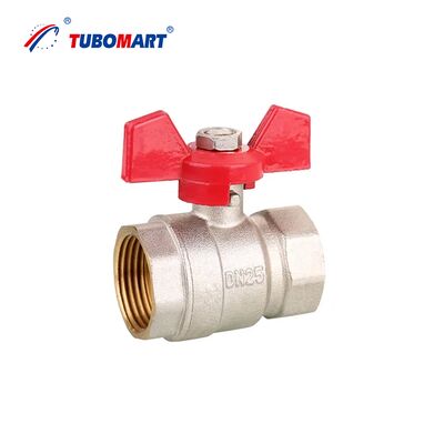 TUBOMART OEM High Pressure DN25 Disassemble Female to Male Brass Ball Valve Underfloor Heating System