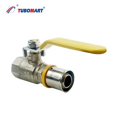 गर्म बिक्री OEM दबाव गैस नली गेंद वाल्व लंबे हैंडल के साथ, आकार S16X10, पीएपी बहु-परत गैस पाइपलाइनों के लिए उपयुक्त।